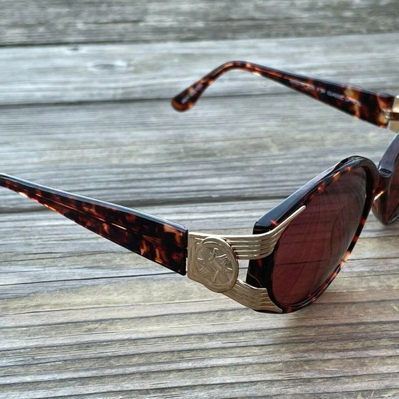 Sascha Sun by Classic Optic Women Sunglasses Brown Tortoise TEAKWOOD Eye Wear Sh - Picture 4 of 12